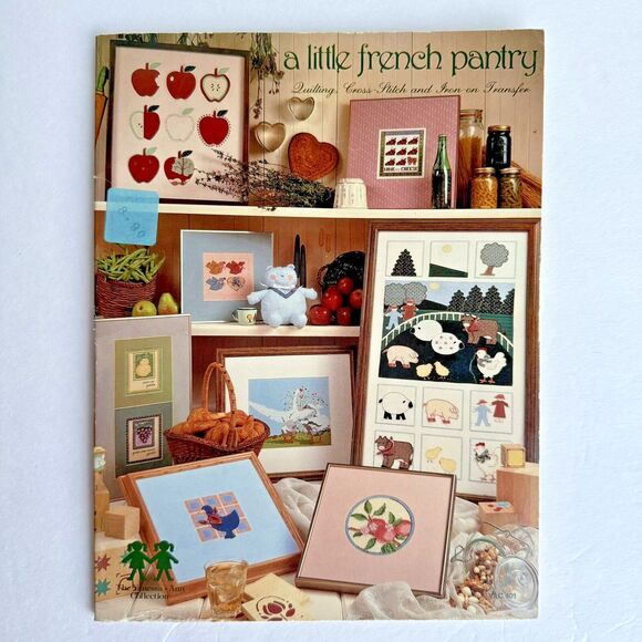 A Little French Pantry Quilting CrossStitch Iron On Book Vanessa-Ann Collection - Picture 1 of 11